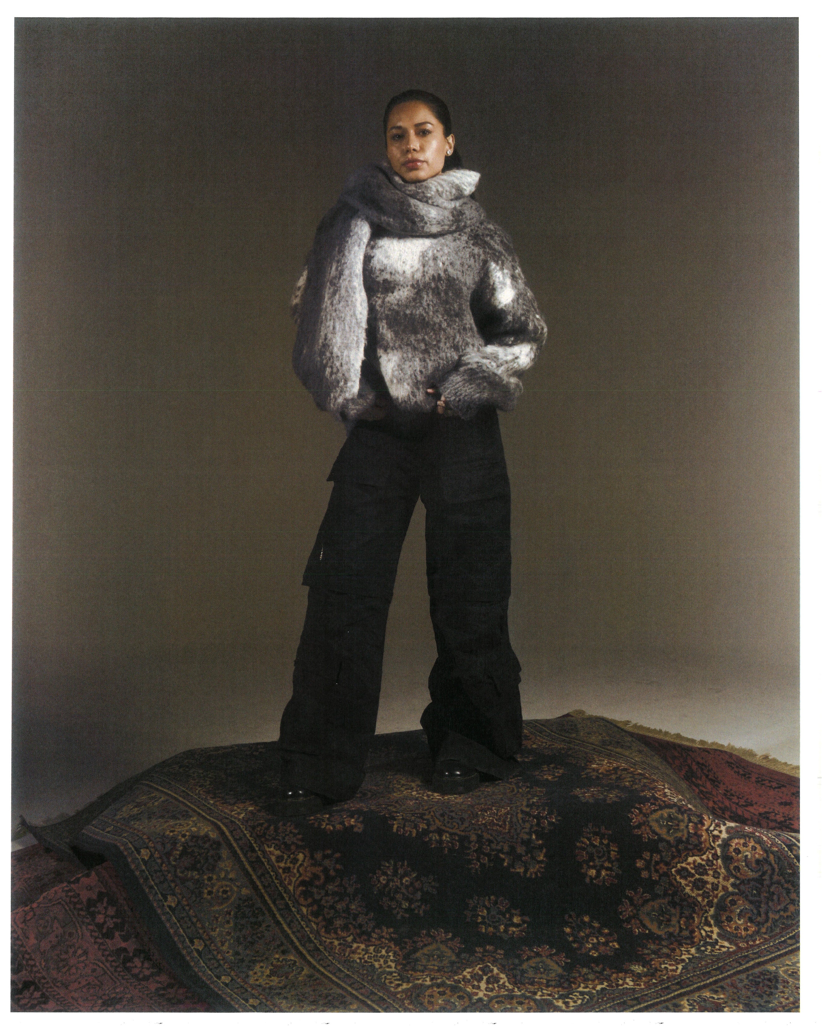 Mohair Sweater + Scarf