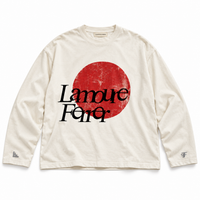 Lamoure Ferrer Sun Long Sleeve — Cream flat lay on white