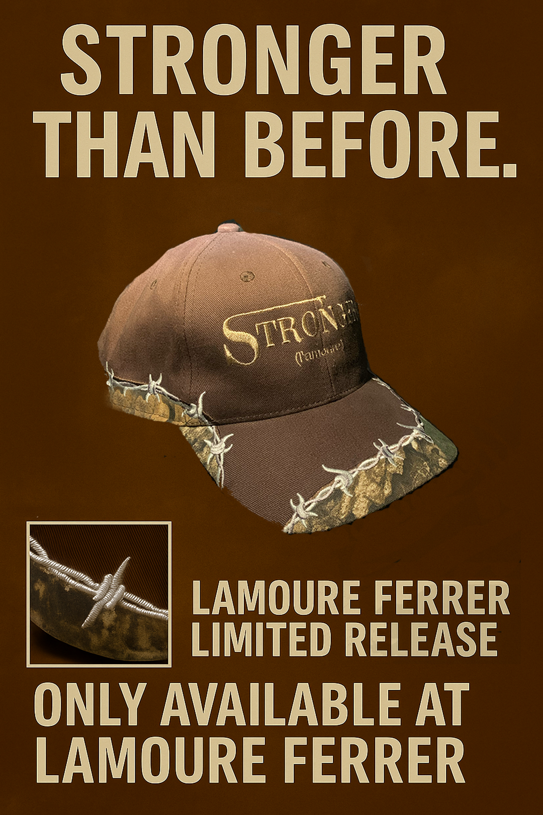 Stonger Hat by Lamoure Ferrer